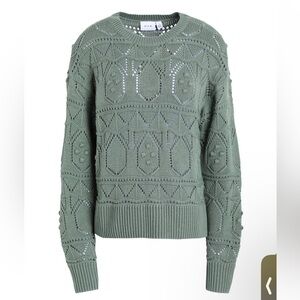 VILA Olive Knit Sweater